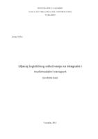 Utjecaj logističkog odlučivanja na integralni i multimodalni transport