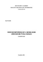 Videokonferencije u mobilnom uredskom poslovanju