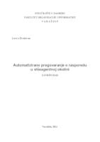 Automatizirano pregovaranje o rasporedu u višeagentnoj okolini