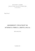 Anonimnost i privatnost na Internetu pomoću Liberte Linuxa