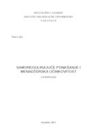 Samoregulirajuće ponašanje i menadžerska učinkovitost