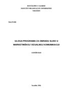 Uloga programa za obradu slike u marketinškoj vizualnoj komunikaciji