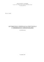 Automatska verifikacija protokola s vremenskim ograničenjima