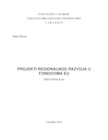 Projekti regionalnog razvoja u fondovima EU