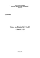 Baze podataka i dr. Codd