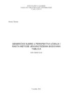 Generičke mjere u perspektivi učenja i rasta metode uravnoteženih bodovnih tablica