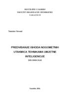 Predviđanje ishoda nogometnih utakmica tehnikama umjetne inteligencije