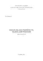 Dizajn IT usluga podržan ITIL najboljom praksom