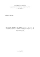 Sigurnost u sustavu Oracle 11g