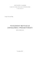 Povezanost motivacije zaposlenika i produktivnosti