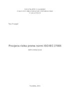 Procjena rizika prema normi ISO/IEC 27005