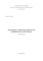 Sigurnost Windows Server 2012 R2 domenskog okruženja