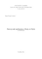Razvoj web aplikacija u Ruby on Rails