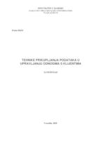 Tehnike prikupljanja podataka u upravljanju odnosima s klijentima