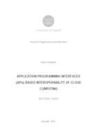 Application Programming Interfaces (APIs) Based Interoperability of Cloud Computing