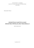 Grafička kartica kao masivno-paralelno računalo