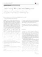 A review of energy efficiency label of street lighting systems