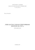 Web sustav visokih performansi bazirani na PHP-u