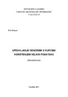 Upravljanje odnosima s kupcima korištenjem velikih podataka