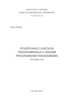 Povezivanje logičkog programiranja s drugim programskim paradigmama