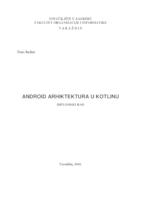 Android-arhitektura u Kotlinu