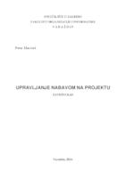 Upravljanje nabavom na projektu