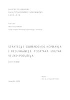 Strategije sigurnosnog kopiranja i redundancije podataka unutar velikih poduzeća