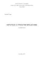 Hipoteze o prostim brojevima