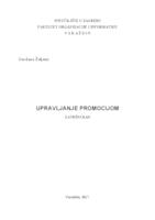 Upravljanje promocijom