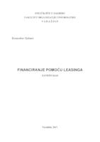 Financiranje pomoću leasinga