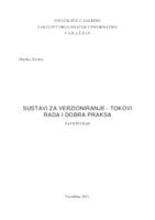 Sustavi za verzioniranje - tokovi rada i dobra praksa