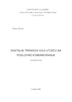 Digitalni trendovi koji utječu na poslovno komuniciranje