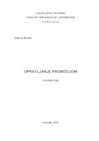 Upravljanje promocijom