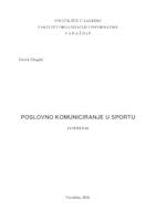 Poslovno komuniciranje u sportu