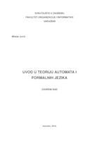 Uvod u teoriju automata i formalnih jezika