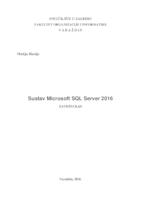 Sustav Microsoft SQL Server 2016