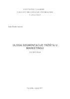 Uloga segmentacije tržišta u marketingu