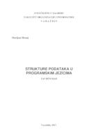 Strukture podataka u programskim jezicima