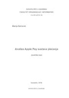 Analiza Apple Pay sustava plaćanja