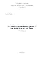 Statistički pokazatelji razvoja informacijskog društva