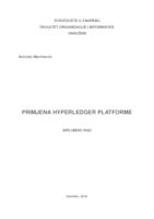 Primjena Hyperledger platforme