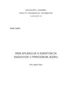 Web aplikacija s agentom za razgovor u prirodnom jeziku