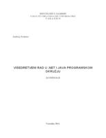 Višedretveni rad u .net i java programskom okružju