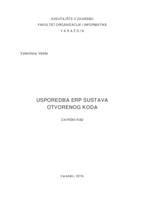 Usporedba poslovnih informacijskih sustava otvorenog koda