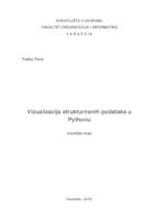 Vizualizacija strukturiranih podataka u Pythonu