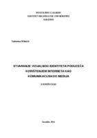 Stvaranje vizualnog identiteta poduzeća korištenjem Interneta kao komunikacijskog medija