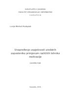 Unapređenje uspješnosti uredskih zaposlenika korištenjem različitih tehnika motivacije