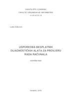 Usporedba besplatnih dijagnostičkih alata za provjeru rada računala