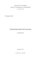 Simulacije poslovnih procesa