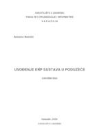 Uvođenje ERP sustava u poduzeće